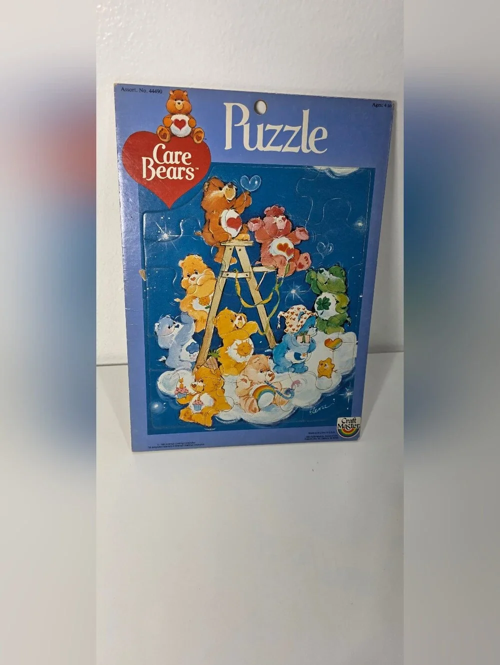 💙Vintage 1983 Care Bears Tray Puzzle